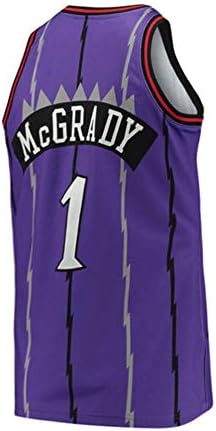 Plkhey Mens McGrady Jersey #1 Retro Tracy Toronto Adult Basketball