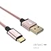 USB Type C Cable, OKPOW Hi-Speed Gold Plated Nylon Braided USB Type C to Type A (USB-C to USB-A) Cell Phone Charging Cable for MacBook 12 inch Google Chromebook Pixel Nexus 5X/6P 3.3ft/1M