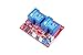 KNACRO DC 12V 2-Channel Self-Latching Relay Module One-Button Bistable Switch One-Button Start Stop High-Level Trigger