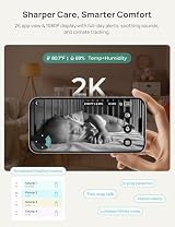 Dr.Care VistaView Smart WiFi Baby Monitor 5" HD 1080P 2K Camera App Control view 5