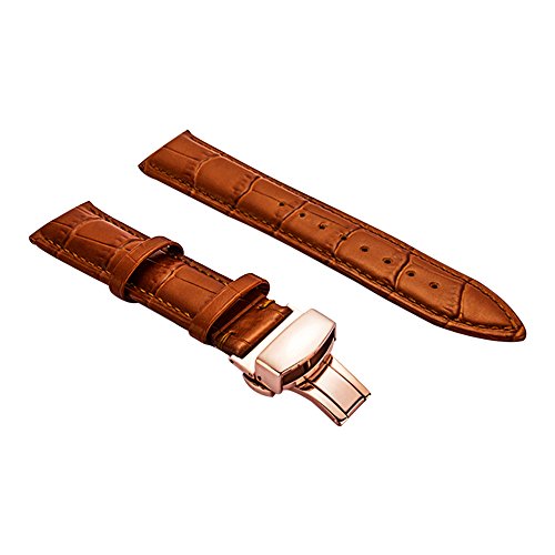 Quick Release Genuine Leather Watch Band Replacement 20mm 21mm 22mm 23mm