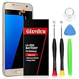 Galaxy S6 Battery, Gixvdcu Upgraded Spare Battery for Samsung Galaxy S6 G920A G920P G920T G920V with Cell Phone Repair Tool Kit Samsung S6 Replacement Battery (18 Month Warranty)