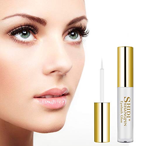 Extra Strong Eyelash Glue, 5ml Professional False Eyelash Adhesive, Semi-Permanent Extensions Supplies - Suitable for Sensitive Eyes (Clear) - Thumbnail 2