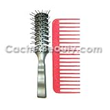 Bobby Original Vent Brush Silver With Free Volumizing Comb