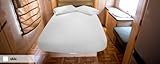 600 Thread Count 1 PC Fitted Sheet 100% Egyptian Cotton Solid White California King 15
