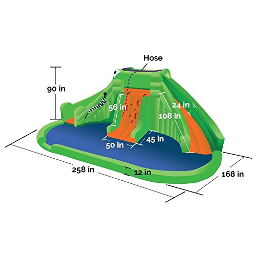 1 Blast+Zone+Crocodile+Inflatable+Slides