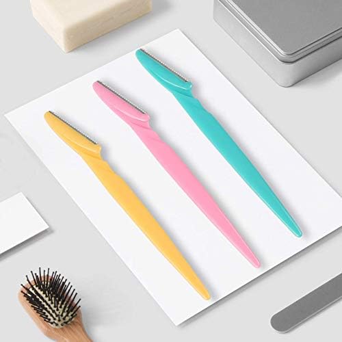 Hemico 3Pcs Knife Shaper Eyebrow Facial Hair Remover Razor Blade and eyebrow razer for women