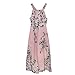 Chen Women Summer Print Boho Long Maxi Evening Party Cocktail Dress Beach Dress