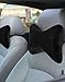 Aeris Car Headrest Pillow,%100 Memory Foam Car Neck Pillow for Driving with Strap - Carry Bag - Maximum Neck Support for Car Seat - Portable Small Travel Pillow - Perfect for Camping and Traveling