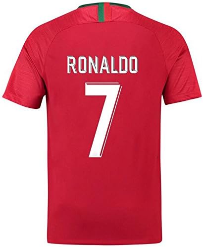 KAWAYI russia2018 RONALDO #7 PORTUGAL Home Mens Soccer Jersey Size XL