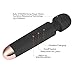 SEXBON Wand Massager With 25x Multi-speed Vibration, G-Spot and Clitoris Stimulator,  Mysterious Black