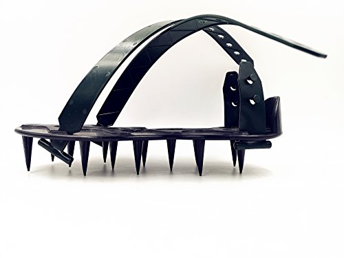 TIPU Lawn Aerator Conjoined Shoes, for Effectively Aerating Lawn Soil, 2 Plastic Adjustable Straps with Buckle, Suitable of Shoes, Easy to Take Care Your Garden or Yard
