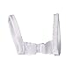 DMI Adjustable Upper Back Shoulder Support Brace Posture Perfect Band, For Men and Women, One Size Fits Most, White