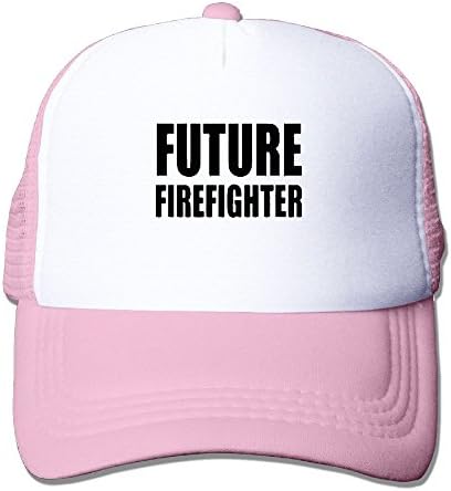 Future Firefighter Summer Passion Movement Summer Fashion Mesh Baseball Cap Adjustable Trucker Hats For Outdoor Sport Pink