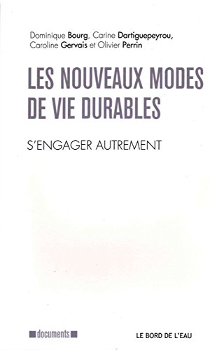 Les  nouveaux modes de vie durables