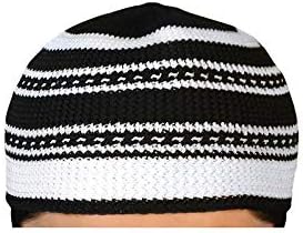 ran Brand New Mens Islamic Prayer Cap Muslim Topi Skull Hat Kufi Style Head YAM195