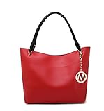 MKF Collection Pilar Tote Handbags by Mia K. Farrow (Red)