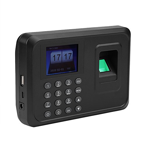 image for fosa 2.4in TFT Display Fingerprint Time Clock Employee Attendance Reco