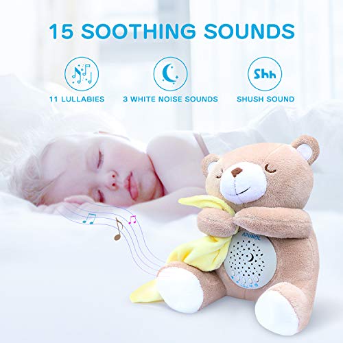 APUNOL Baby Sleep Soother, Baby White Noise and Toddler Sleep Aid Night