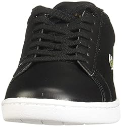 Lacoste Women's Hydez Sneaker, Black/Gold, 7