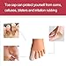 30 Pieces Gel Toe Caps, Silicone Toe Protector, Toe Covers for Big Toe, Protect Toe from Rubbing, Ingrown Toenails, Corns, Blisters, Hammer Toes and Other Painful Toe Problems - Large