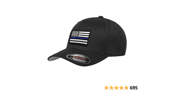 Flexfit Thin Blue Line Hat at Amazon 