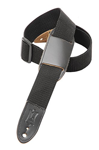 Levy's Leathers M8PJ-BLK 1.5 Polypropylene Youth's Guitar Strap, Black