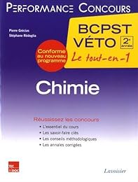 Chimie, 2e année BCPST-Véto
