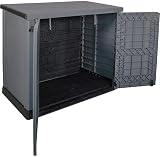 Duramax Cedargrain StoreAway 1200L Plastic Garden Storage Shed Grey view 15