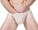 Avidlove Men Brief Breathable Ice Silk Triangle Underpants Solid Boxers Bikinis Apricot, XXL