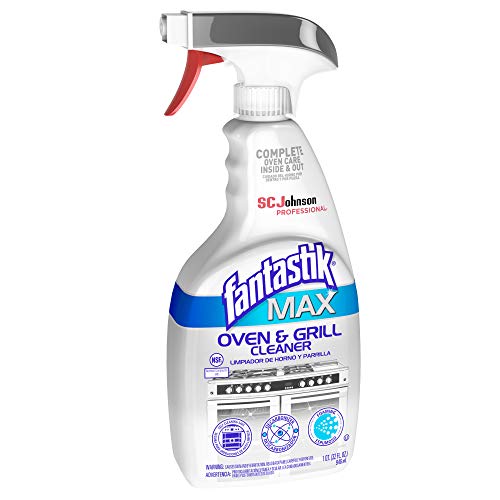 Fantastik Max Oven & Grill Cleaner Spray, Cleans Inside and Out, 32 Fl