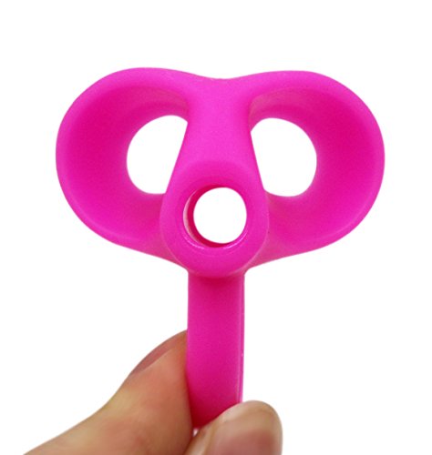 Kids Pencil Grips 3 Fingers Positioning Writing Aid Grip Posture Correction Tool Pen Holder - Thumbnail 4