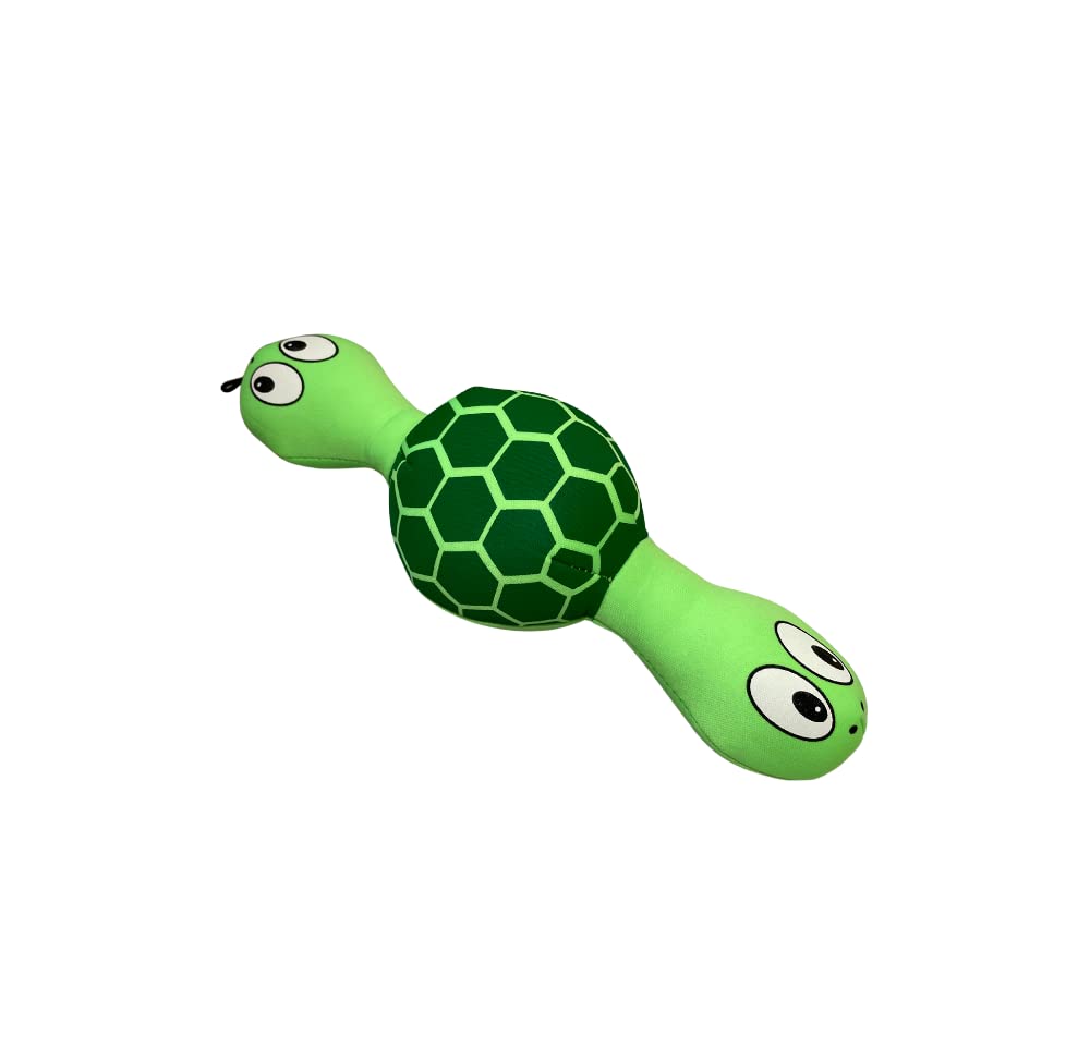 Billipets Floating Dog Toys Turtle. Durable and Tough Colorful Neoprene Dog Toy. Ideal for Water War, Interactive Game of Tug and Fetch, Size: 30cm