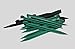 THE UM24 16 Piece 11.5” Length Medium Heavy Duty Nylon Plastic Tent Nails Stakes Pegs