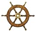 12" Wood Ship Wheel - Pirate Shipwheel - Nautical Decor