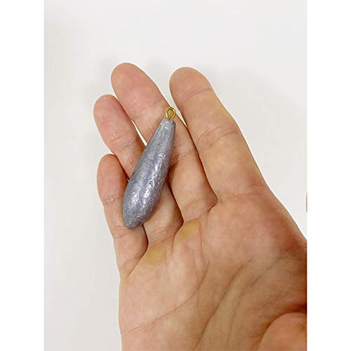 redgirlxx Angelblei-Gewichte in Regentropfen-Form, formschön, Angelgewicht, Größe: 0,35 oz/0,71 oz/1,06 oz/1,41 oz/1,77… – Bild 4