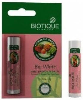 Biotique Bio White Whitening Lip Balm, Fruity(5 g)