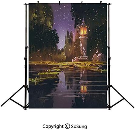 3x5フィート ビニール製風景背景幕 写真用 カメラ グランドテトン 山脈 大型家電 夕暮れ ジャクソン湖 穏やかな国立公園 Usa ホーム 装飾背景 新生児 写真ポートレート スタジオ小道具 誕生日 B07yqtm9yv