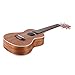 ADM Concert Ukulele Beginner Kit Mahogany Hawaiian Wood 23 Inch Ukelele Bundle Ukalalee Set with Uke Free Starter Lessons for kids Students and Adults, Brown