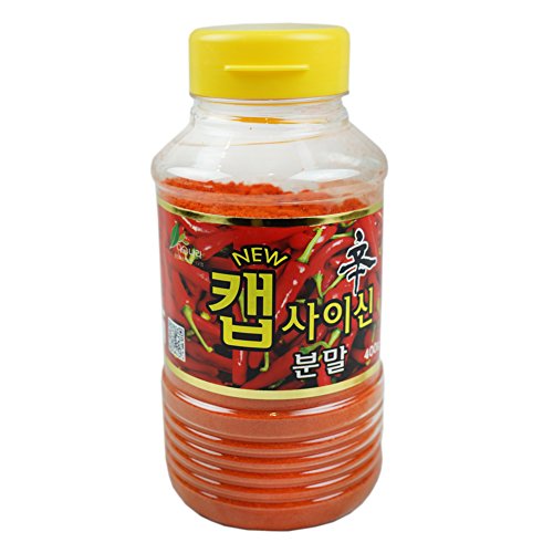 ROM AMERICA Korean Capsaicin Chili Pepper Powder, Ground Red, 400g