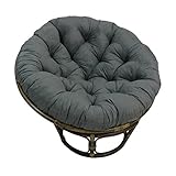 Blazing Needles Solid Microsuede Papasan Chair Cushion, 44