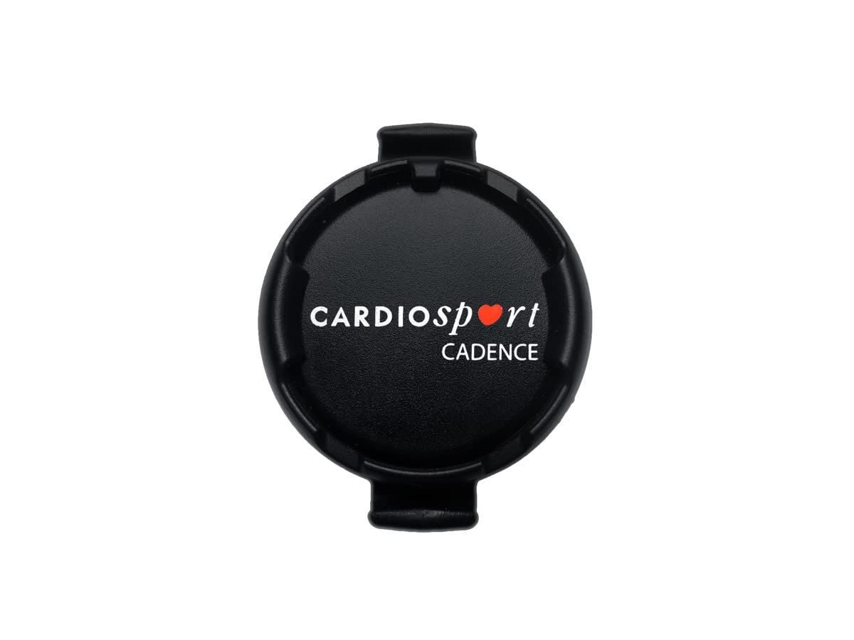 Cardiosport Cycling Cadence RPM Sensor for Outdoor, Stationary, Exercise Bikes | Bluetooth ANT+ | Compatible with Garmin, Wahoo, Sigma, Bryton, Cateye, Magene, Zwift, Rouvy,