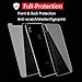 JingooBon Front and Back Screen Protector Compatible with iPhone Xs/iPhone X, Tempered Glass [3D Touch] Front and Rear Anti-Fingerprint/Scratch Compatible with iPhoneXs/iPhoneX (5.8 inch)