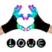 SIPU LED Gloves, Light Up Gloves Finger Lights 3 Colors 6 Modes Flashing LED Warm Gloves Colorful Flashing Gloves Kids Toys for Christmas Halloween Party Favors,Gifts (kid-1pair) primary