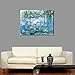 Wieco Art Water Lilies by Claude Monet Oil Paintings Flowers Reproduction Extra Large Modern Gallery Wrapped Giclee Canvas Prints Artwork Landscape Pictures on Canvas Wall Art for Home Decorations