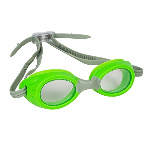 Splaqua Kids Swim Goggles for Boys and Girls - Adjustable Straps, Silicone Eye Seal, UV Protection and Anti Fog Lenses Swimming Goggle - Neon Green - Thumbnail 7