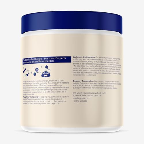 PetLab Co. ProBright Dental Powder - Dog Breath Freshener - Teeth Cleaning Made Easy – Targets Tartar & Bad Breath - Formulated for Medium Size Dogs