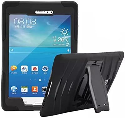 Samsung Galaxy Tab A 8"(SM-T350) Case,Shock Proof Slight waterproof armor hybrid case build in kickstand Protective Cover Case for Samsung Tab A 8.0 inch Tablet SM-T350 (Black)