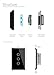 LIVOLO Wall Touch Light Switch with LED Indicator with Black Tempered Glass Panel US Standard Wall Switch 3 Gang 1 Way,Suitable for 1 Gang Wall Box, C503-12