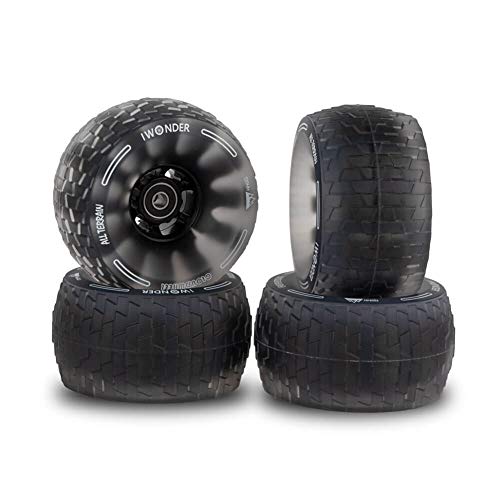 IWONDER Cloud Wheel Electric Skateboard Wheels All Terrain Off Road 120mm 78A Translucent Urethane Patented Damping Foam Core Longboard Wheels